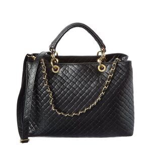 Isabella Rossetti Elspeth Leather Handbag, Black